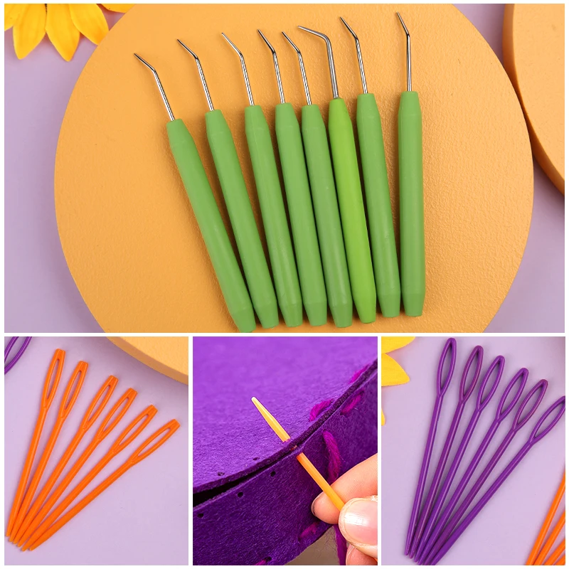 Knitting Needles Crochet Kit Crochet Hooks Knitting Supplies Crochet Needles Knitting Material Knitting Craft Supplies Knitting Loom 20PCS Loom Knit Hook Set Crochet Needle Hook Kit 8Pcs Green Knitting Loom With 12 Pcs Plastic Knitting Needles