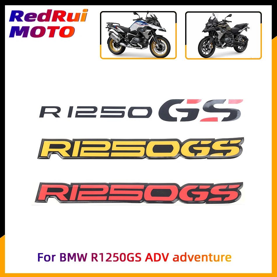 

For BMW R1250GS ADV adventure Motorcycle Trunk Luggage Aluminum Case Panel 3D Stickers Decal Protector Fairing Emblem Accessorie