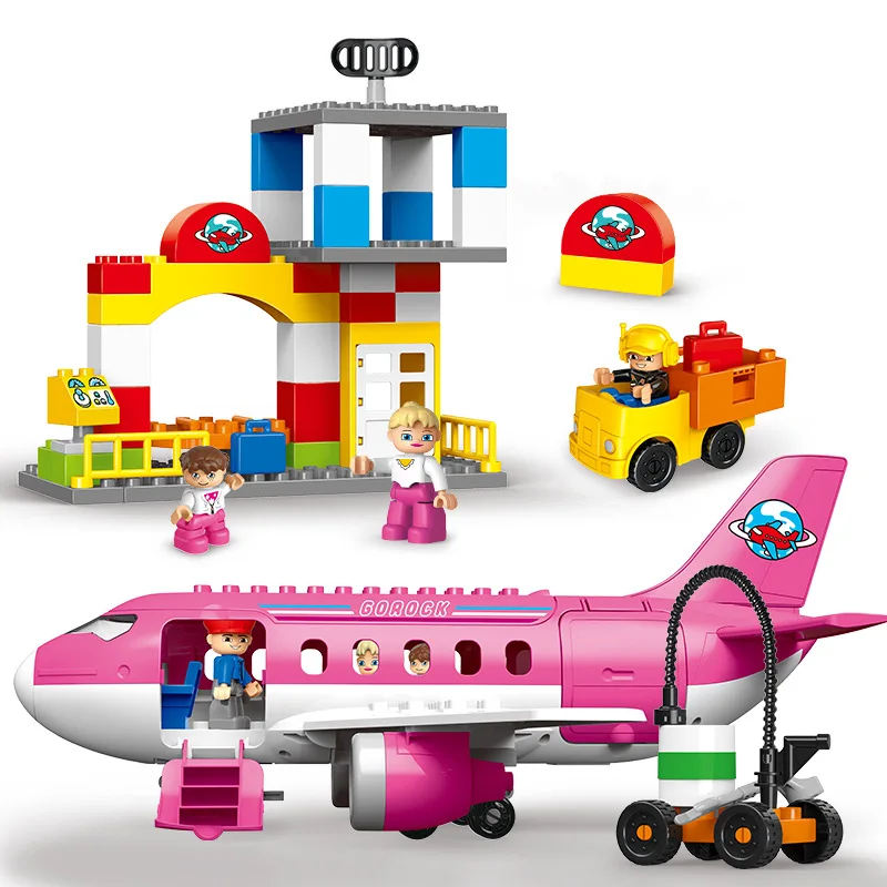 

Princess Music Large Particles Sea Assembled Toys Car Airplane Series Model Building Toy Boy