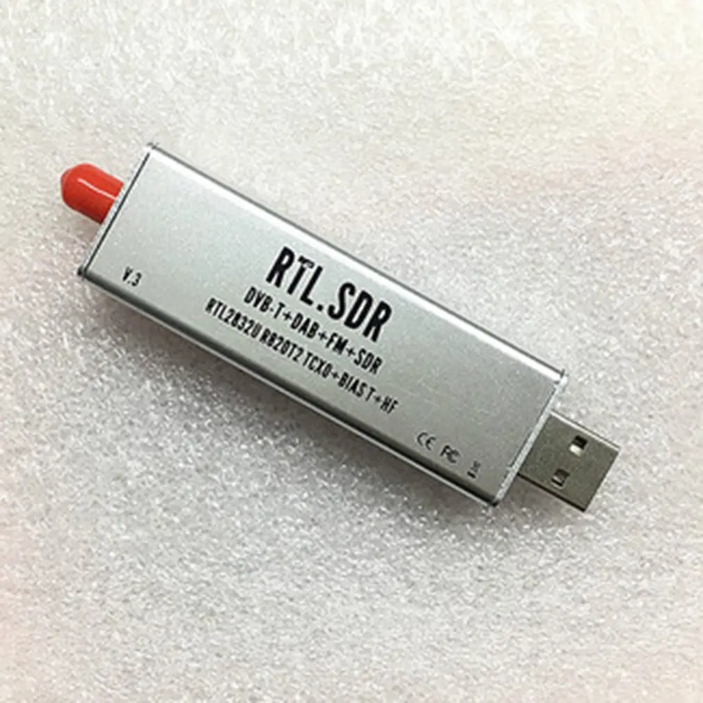 

RTL-SDR Blog V3 RTL2832U 1PPM TCXO HF BiasT SMA Software Aluminium shielded case Defined Radio R820T2 tuner