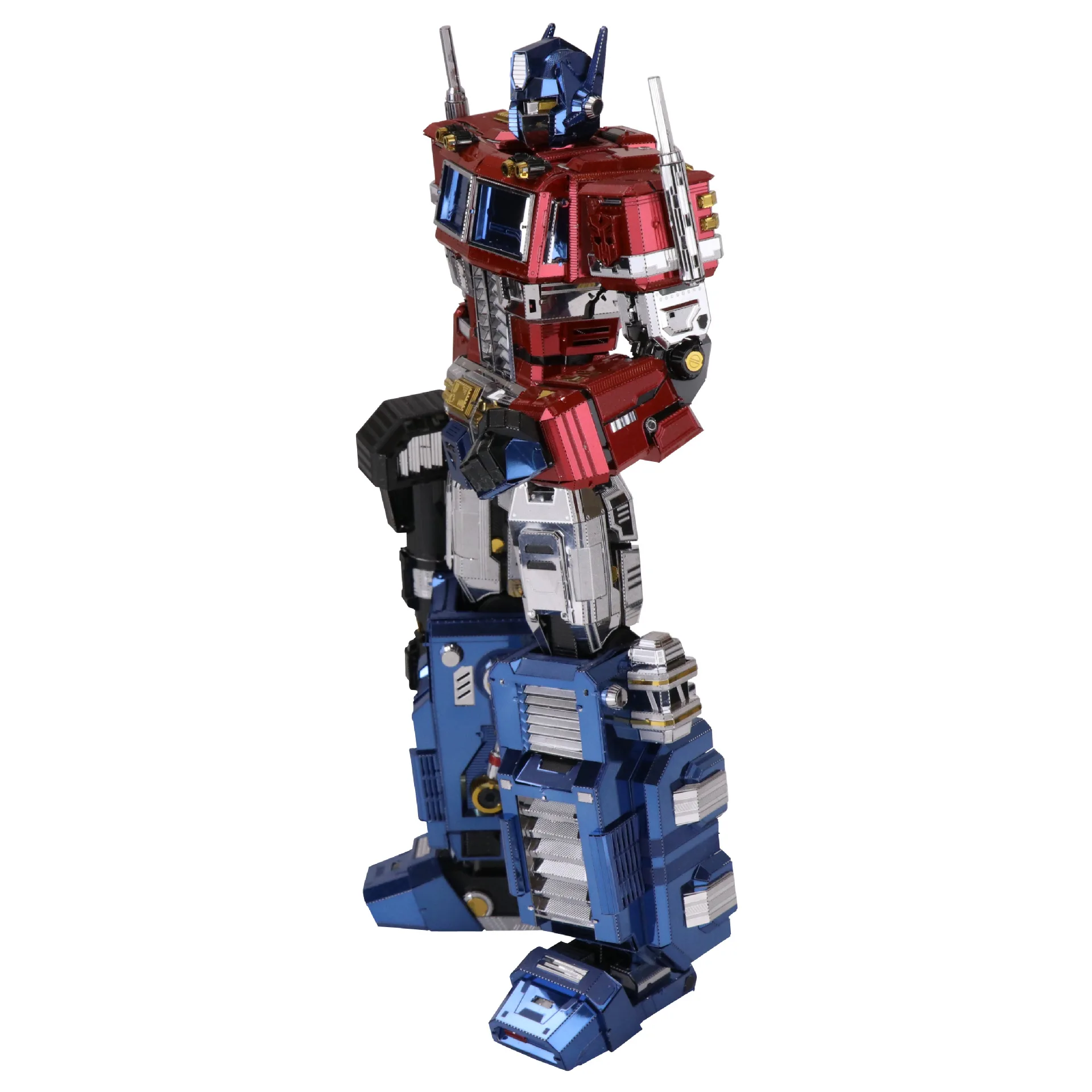 MU Art Model 3D Metal Puzzle G1 red Robot model DIY 3D Laser Cut Assemble Jigsaw Toys Desktop decoration GIFT For Children 3