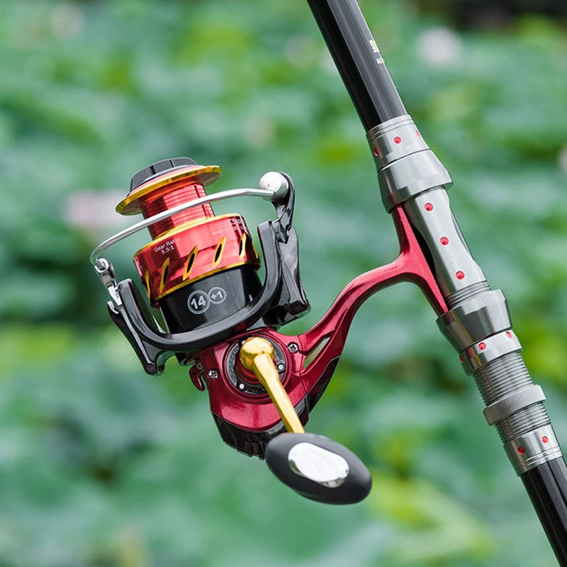 

Fishing Reel Spinning Jig 15 Max Drag Spinning Reel Fishing Aluminium Full Metal Spool For Carp Reel Wheels Long Cast Tackles