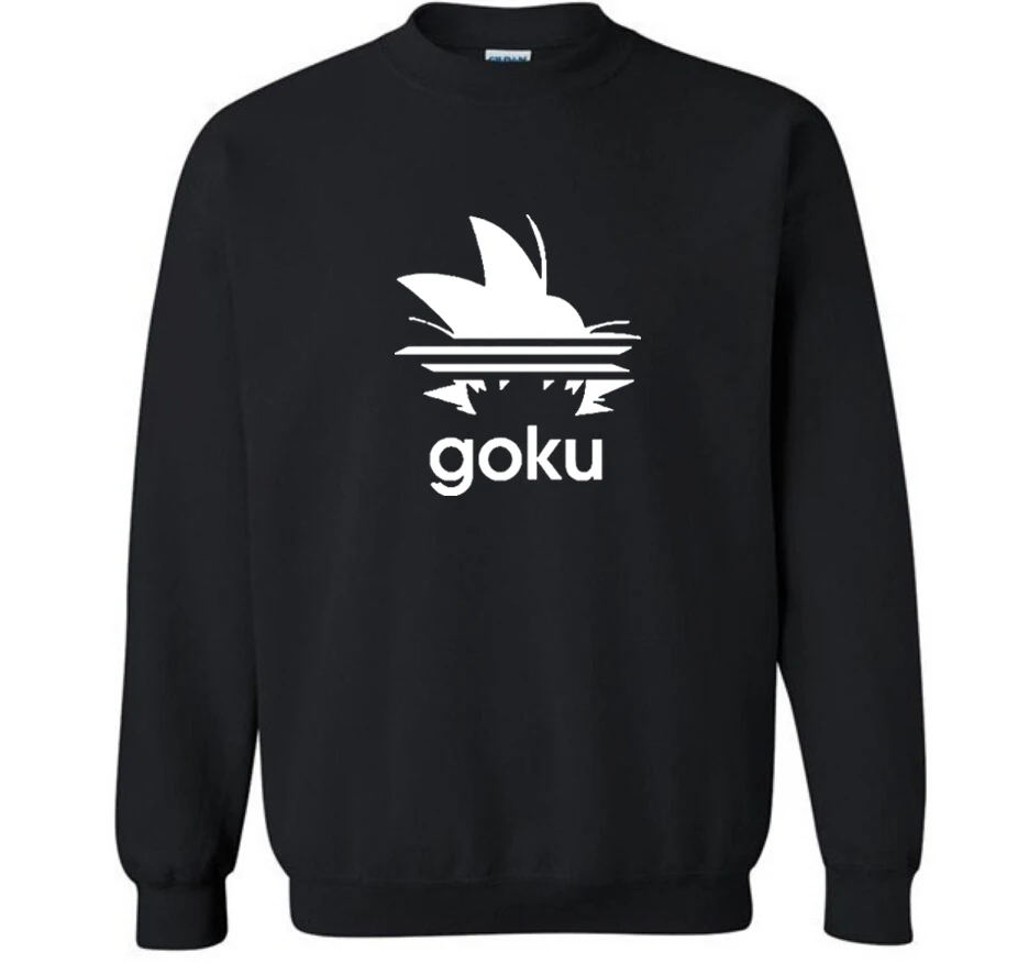 Anime Dragon Ball Hoodies Men Streetwear Goku Hooded O-Neck Sweatshirt Casual Hip Hop Harajuku Tracksuit pullover Fleece | Мужская