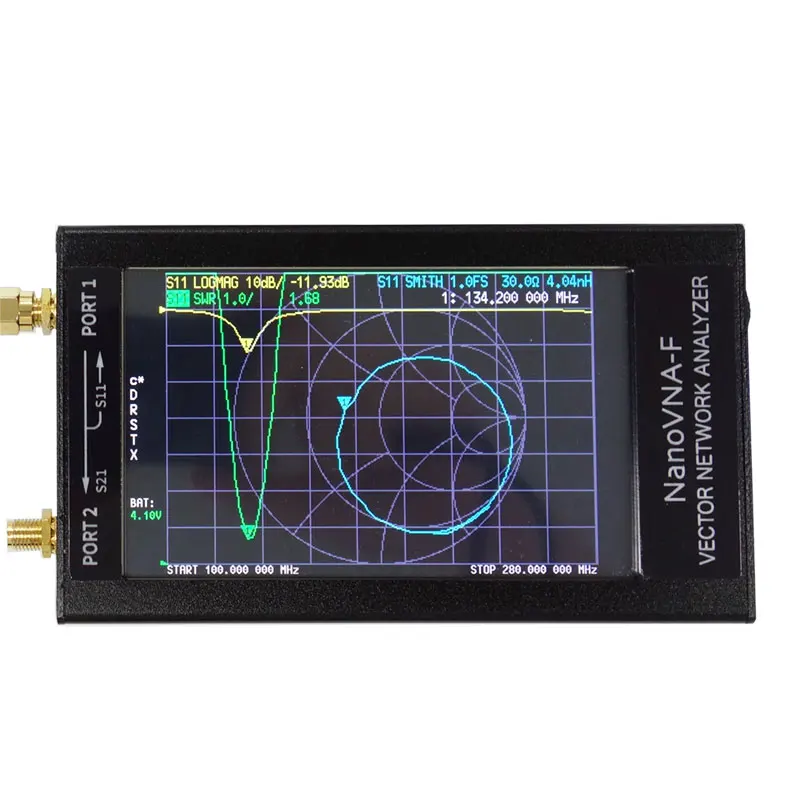 Nanovna-f векторный сетевой анализатор HF VHF UHF антенный анализатор коротковолновый постоянный волновой измеритель