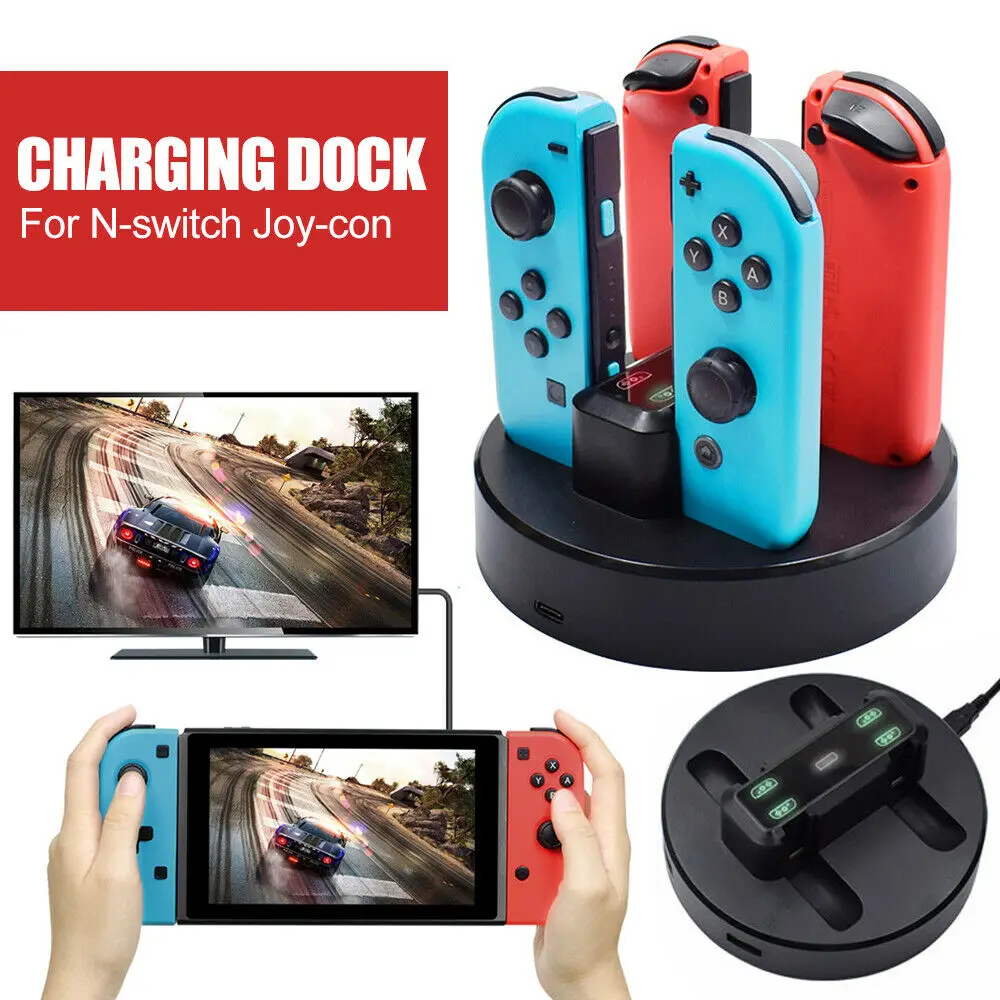 base para controlador nintend nintendo interruptor joycon
