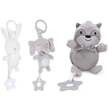 

Baby Rattles Mobiles Toddler Toys Christmas Crib Toys for Newborn Baby Soft Bed Bell Animal Musical Mobile Rattles