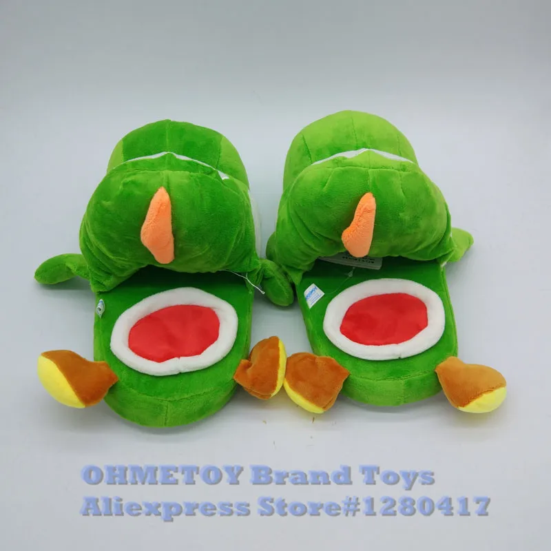 Новые Тапочки Yoshi Мягкая Плюшевая Кукла домашняя теплая обувь унисекс для взрослых один размер подарок - Цвет: Type 2