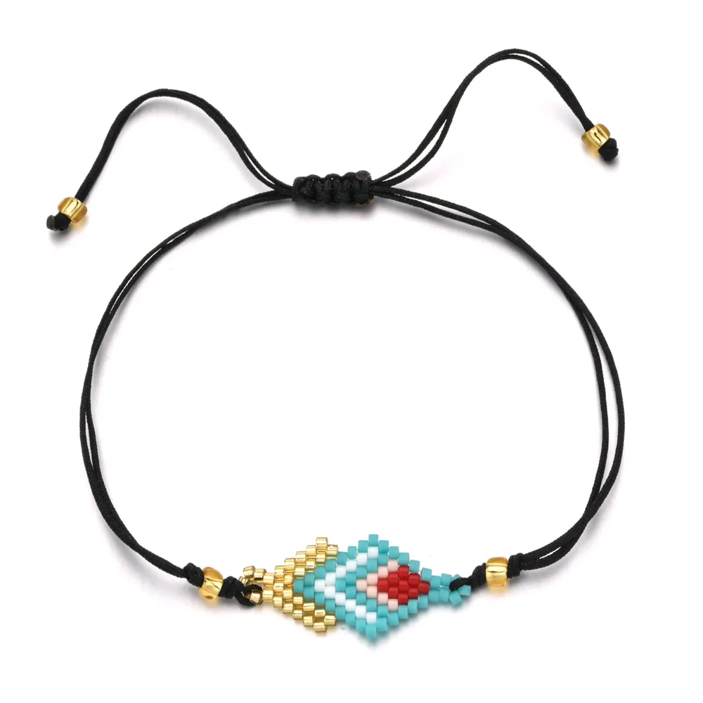 G.YCX Регулируемая Стрела Pulseras handknit Miyuki браслет женский Boho красочный бисер сестра