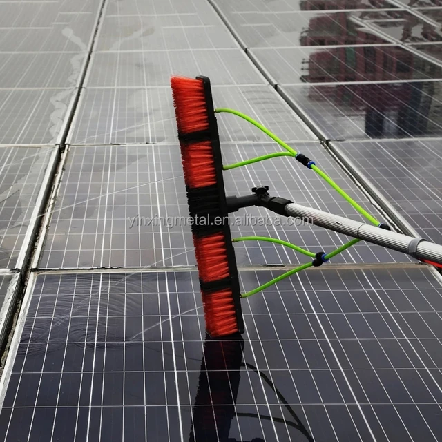 Extenclean Alumínium Víz Táplált Póluskefe Rendszer Ablak Teleszkópos Napelemek Tisztítása 5M - Image 2