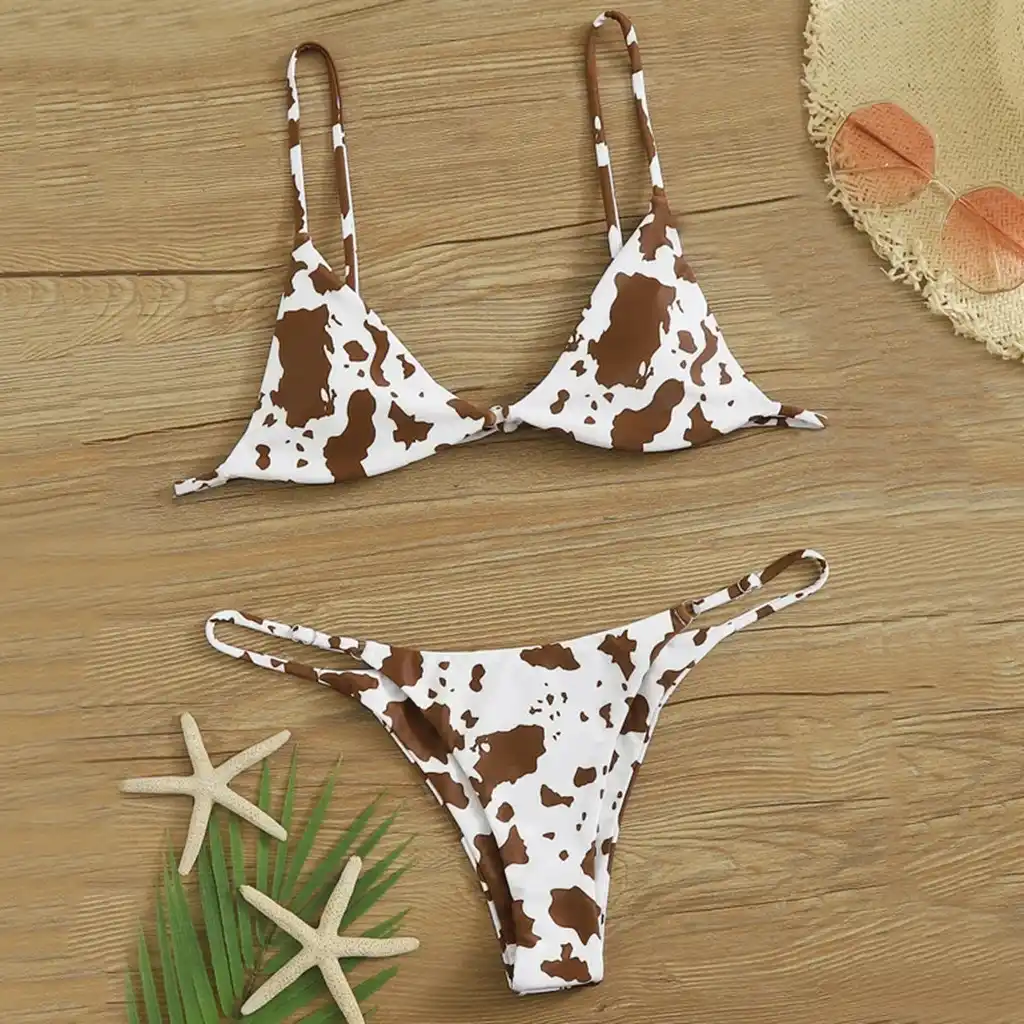 cow bikini set
