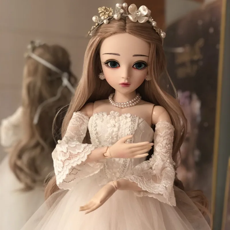 60 см BJD 1/3 куклы для девочек игрушки игрушечные фигурки с свадебным платьем наряд "крылья" на обувь Reborn BJD кукла свадебный подарок для девочек - Цвет: 3