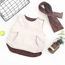 Детский утепленный бархатный хлопковый жилет; пальто для мужчин и женщин; Детский Теплый жилет; пуховое пальто; зимний стиль; детская одежда; отправка