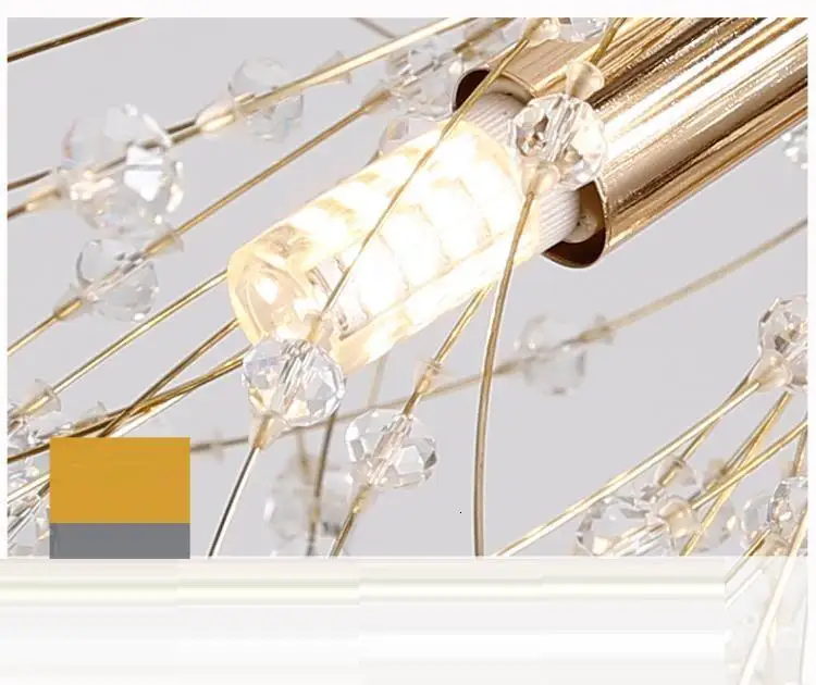 Де Techo Colgante Moderna Лофт Декор Hanglampen Led кристальная висящая лампа Suspendu Декор для дома подвесной светильник