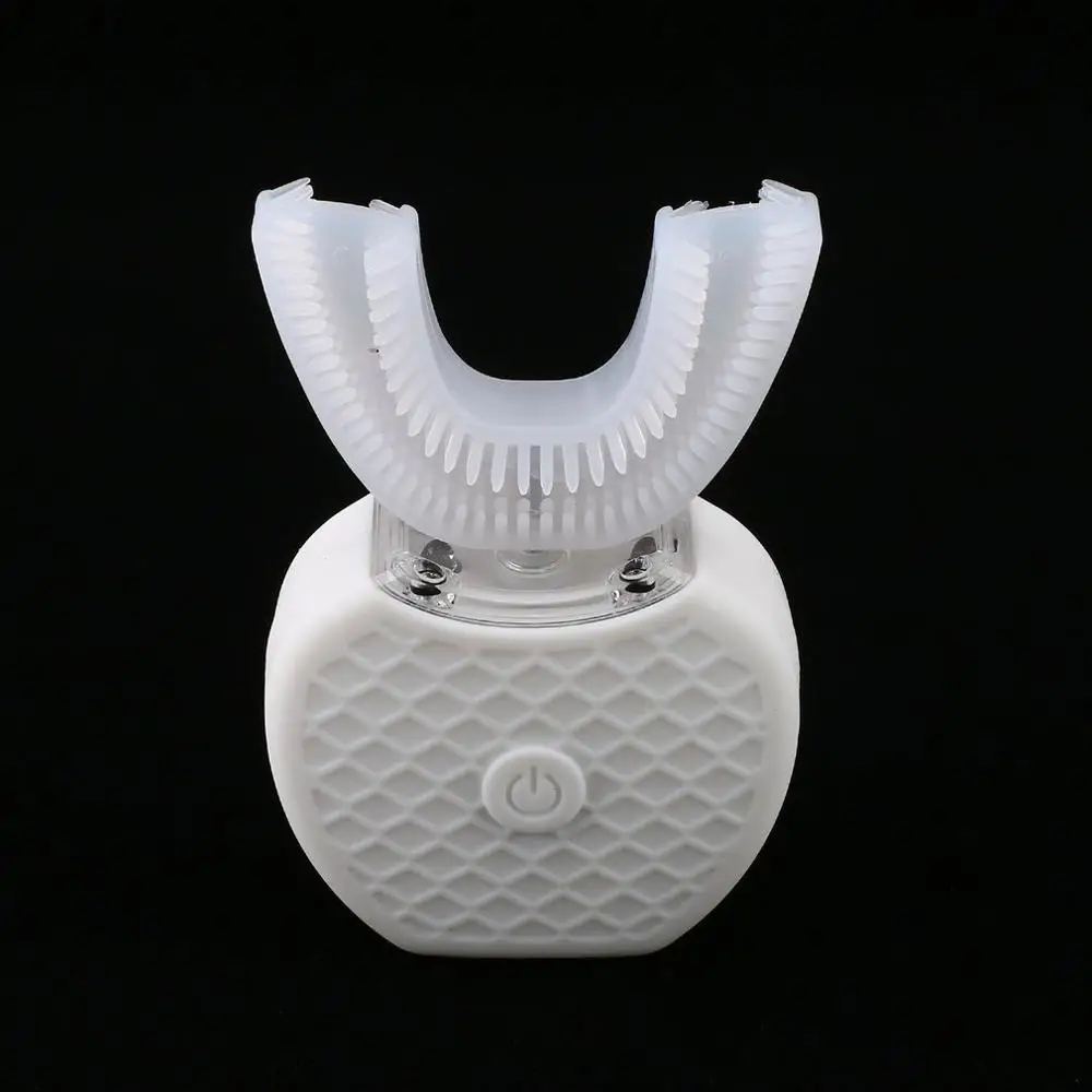 white Электрическая зубная щетка полностью автоматическая 3D уход очиститель ротовой полости зубная щетка es перезаряжаемая зубная щетка для отбеливания зубов звуковая зубная щетка - Цвет: white