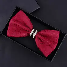 1 шт., металлические с украшениями из кристалла, украшения, 16 цветов, галстук-бабочка, узел-бабочка, мужские аксессуары, для свадьбы, вечеринки, банкета, клуба, бизнеса