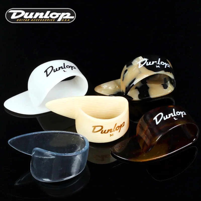 Белый пластиковый медиатор для большого пальца Dunlop | Спорт и развлечения