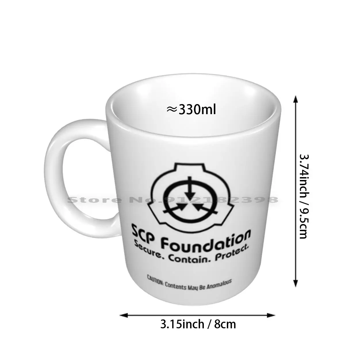 SCP Logo and Text Mug – The SCP Store