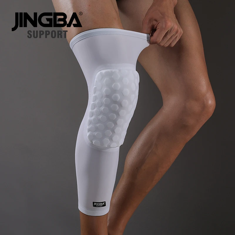 JINGBA – genouillères élastiques en lycra pour le Basketball, 1 pièce,  protège-genoux, genouillère de volley-ball - AliExpress