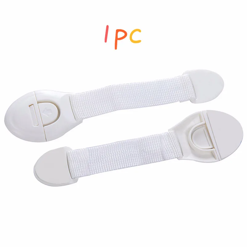 1pc 10 шт./лот многофункциональная защита от детей Детская безопасность пластиковая защита безопасный замок замки для шкафов ремни безопасности замок - Цвет: 1pc