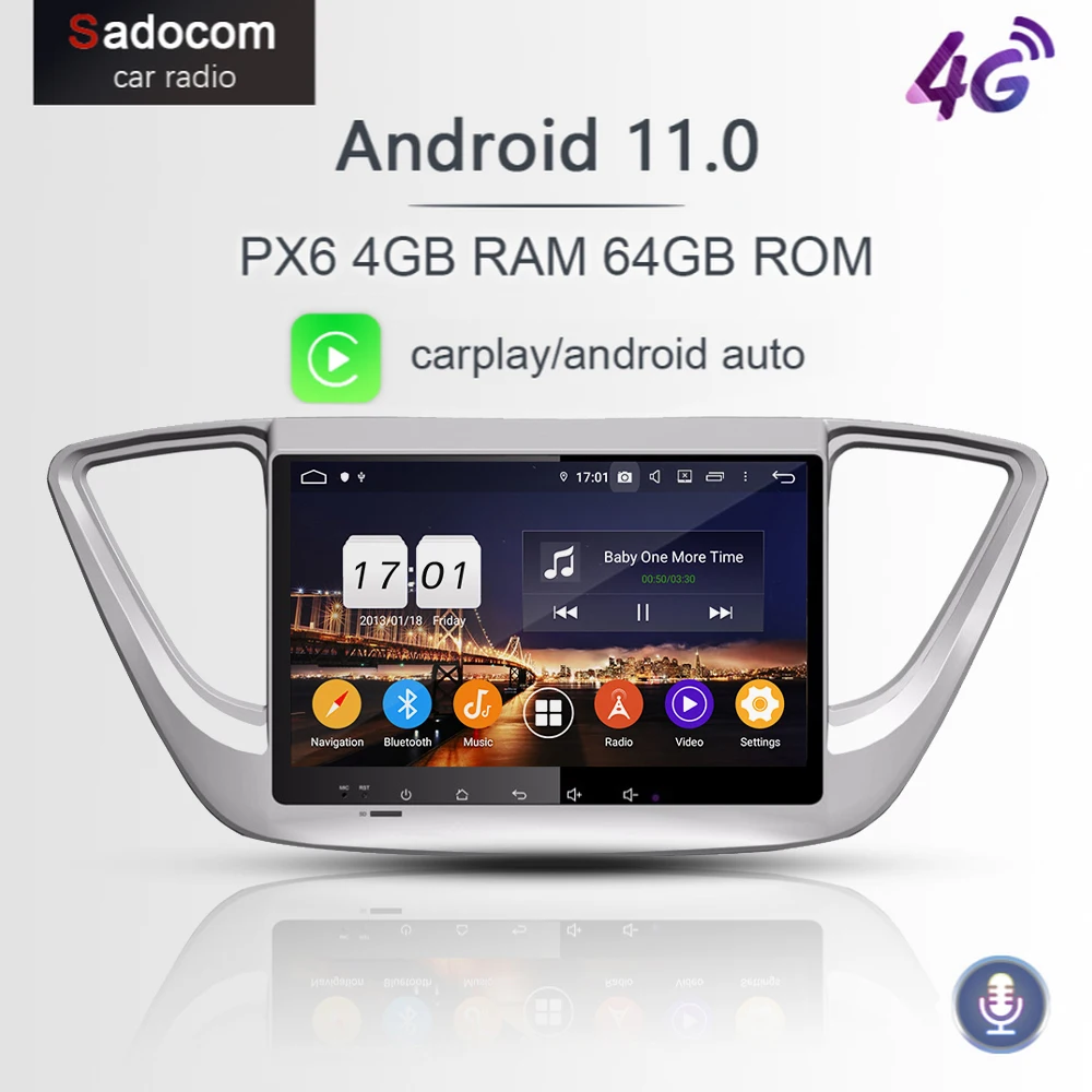 720P PX6 9 &quotDSP Android 11 0 64G 4G RAM автомобильный DVD мультимедийный плеер авторадио для Hyundai