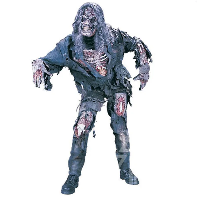 

Halloween Costume Adult Demon Ghost Zombie Clothing Set Scary Costumes Horror Corpse Performance Clothes
