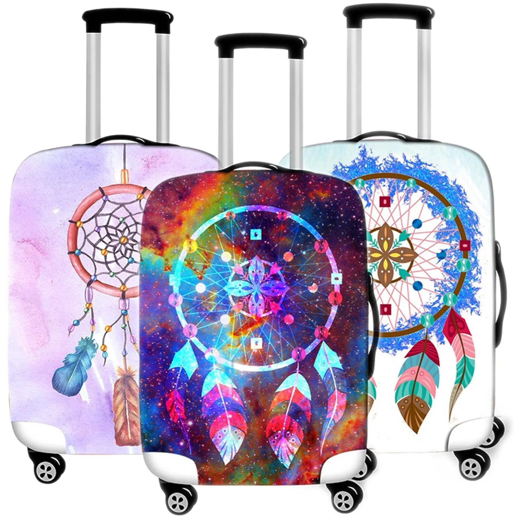 

Fashion Ring Suitcase Case Protective Cover Elastic Travel Luggage Dust Cover Accessories Suitcases Organizer 18-32 xl inch