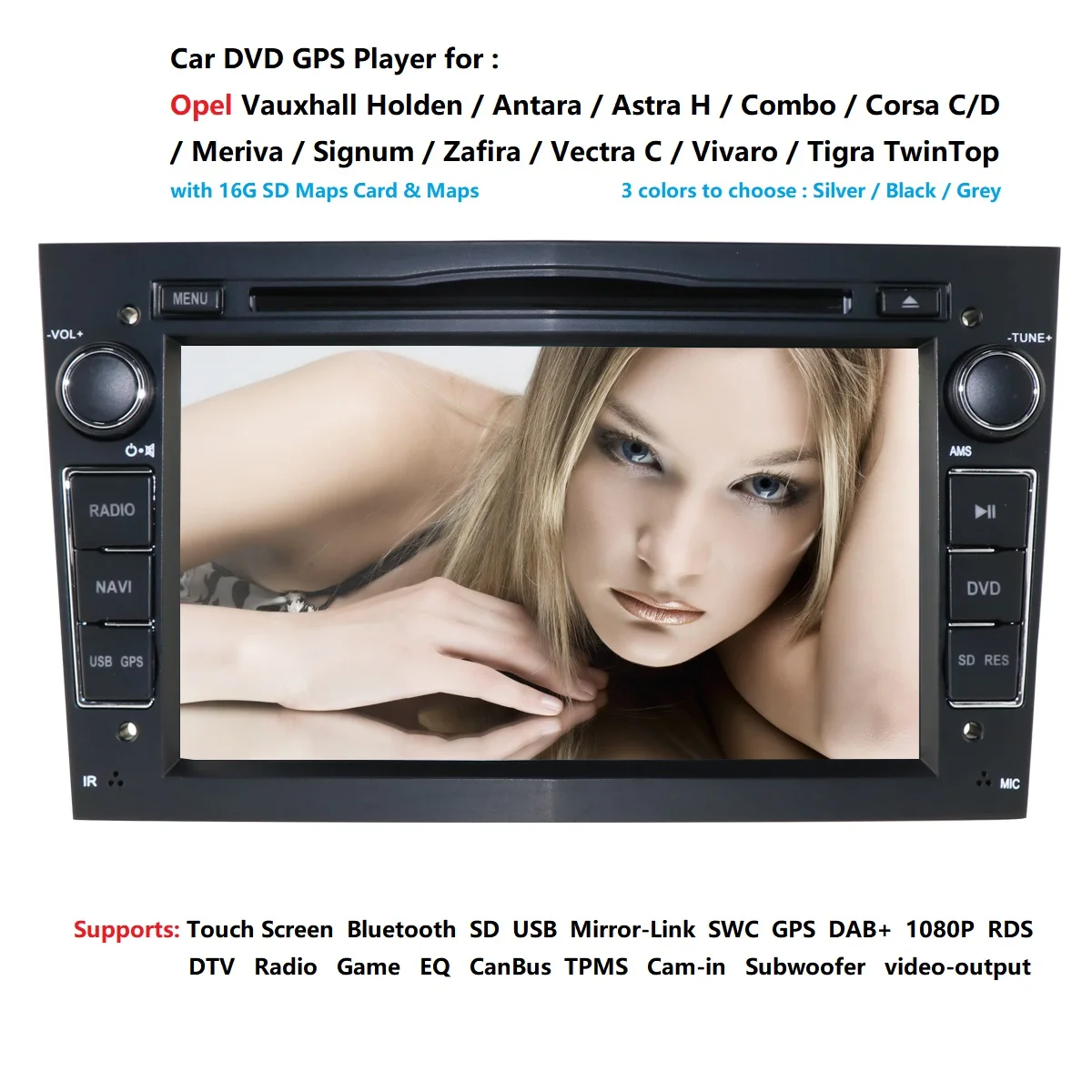 Discount 7 inch 2 din pouces Double Din dans le tableau de bord pour Opel Vauxhall Corsa Vectra Astra GPS Navigation lecteur DVD lien mir 2