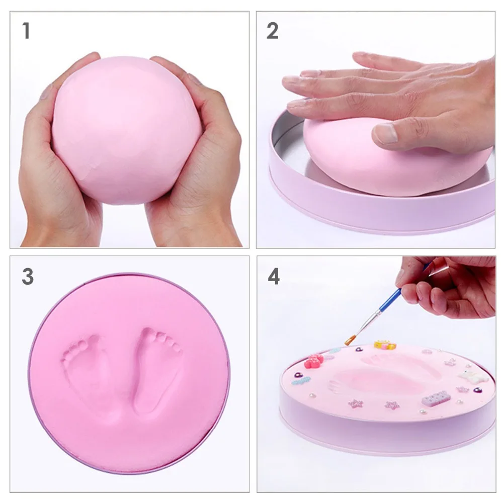 Детский комплект орнаментов для новорожденных, сувенир на память DIY1-3 лет, креативный памятный подарок на день рождения