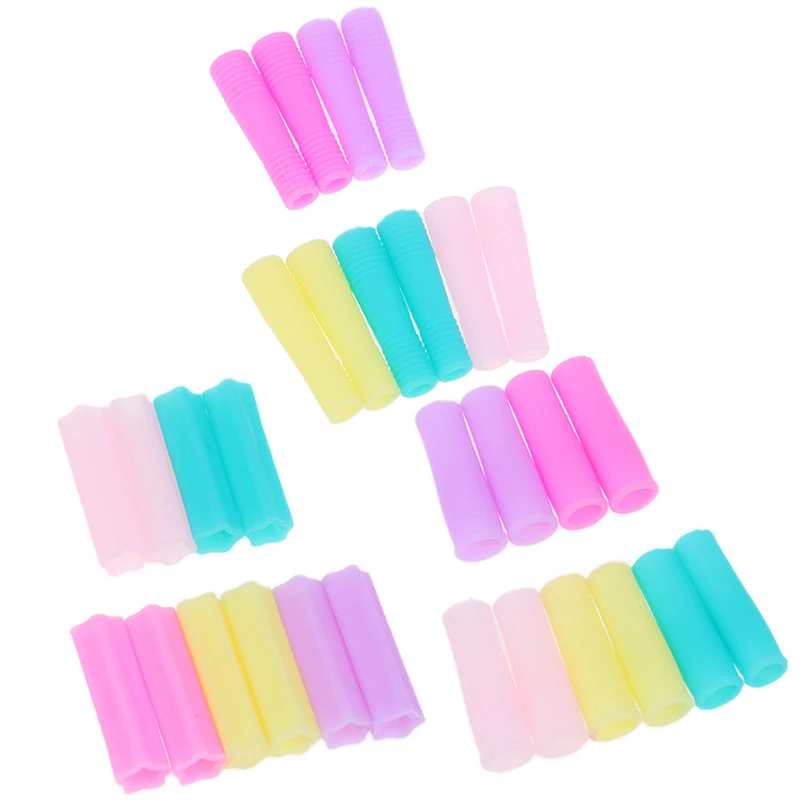 New 2Pc Silicone Nipper Cover Sleeve Nail Cuticle Scissors Tweezer Cap Protective Sleeve For Nail Cuticle Scissors Manicure Tool