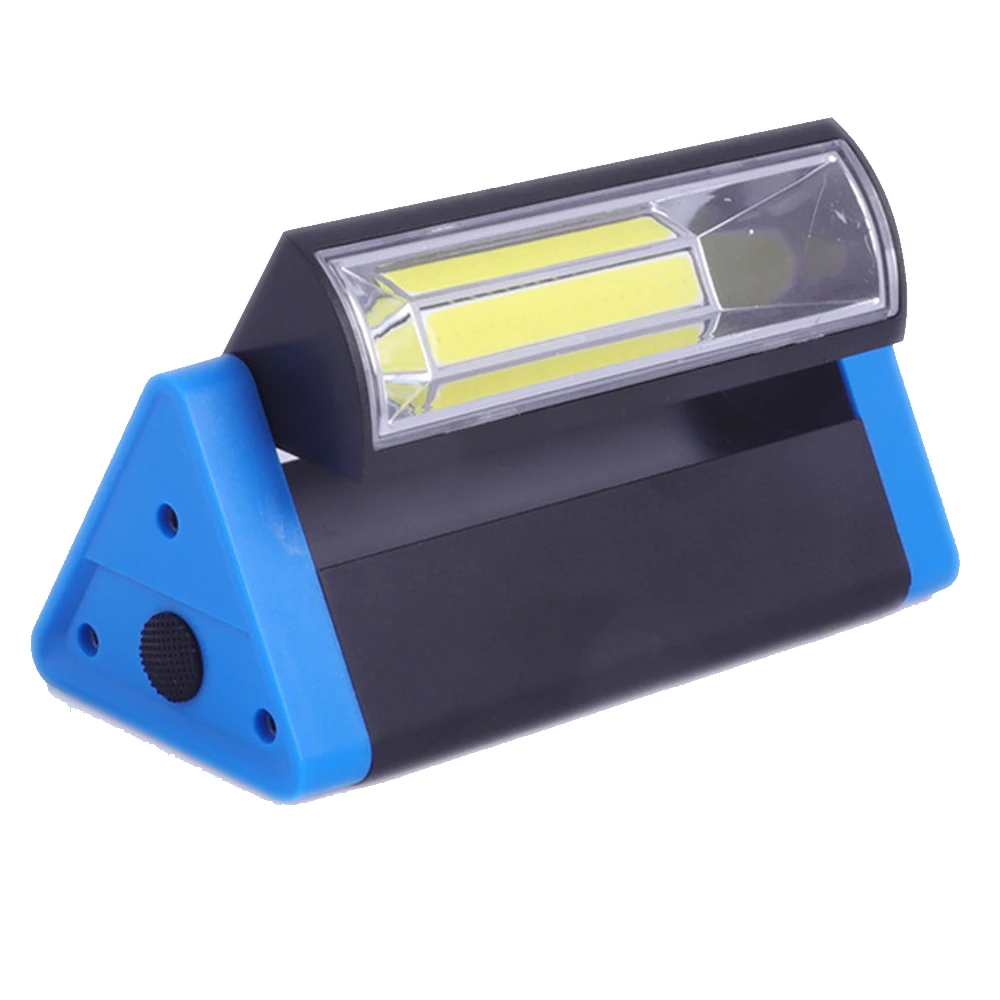 COB LED Camping Emergency Light Lantern 3AA Pocket Flashlight Torch Magnet Work Light 180&deg; Inspection Lamp