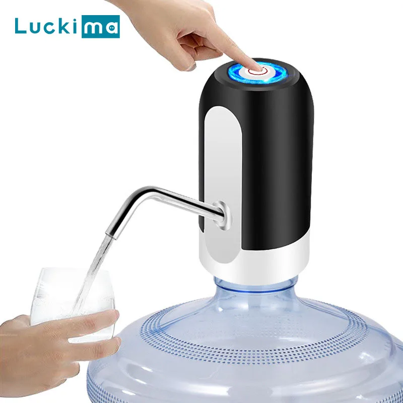 

Mini Automatic Electric Water Dispenser Portable Drink Water Barrel Bottle Pump Dispenser Gallon Home Gadgets USB Rechargeable