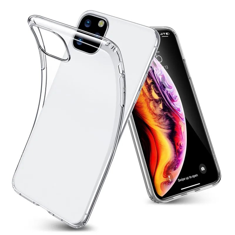 

for iPhone 11 Pro Max Case Slim Soft TPU Clear Silicone Shoc Memory card