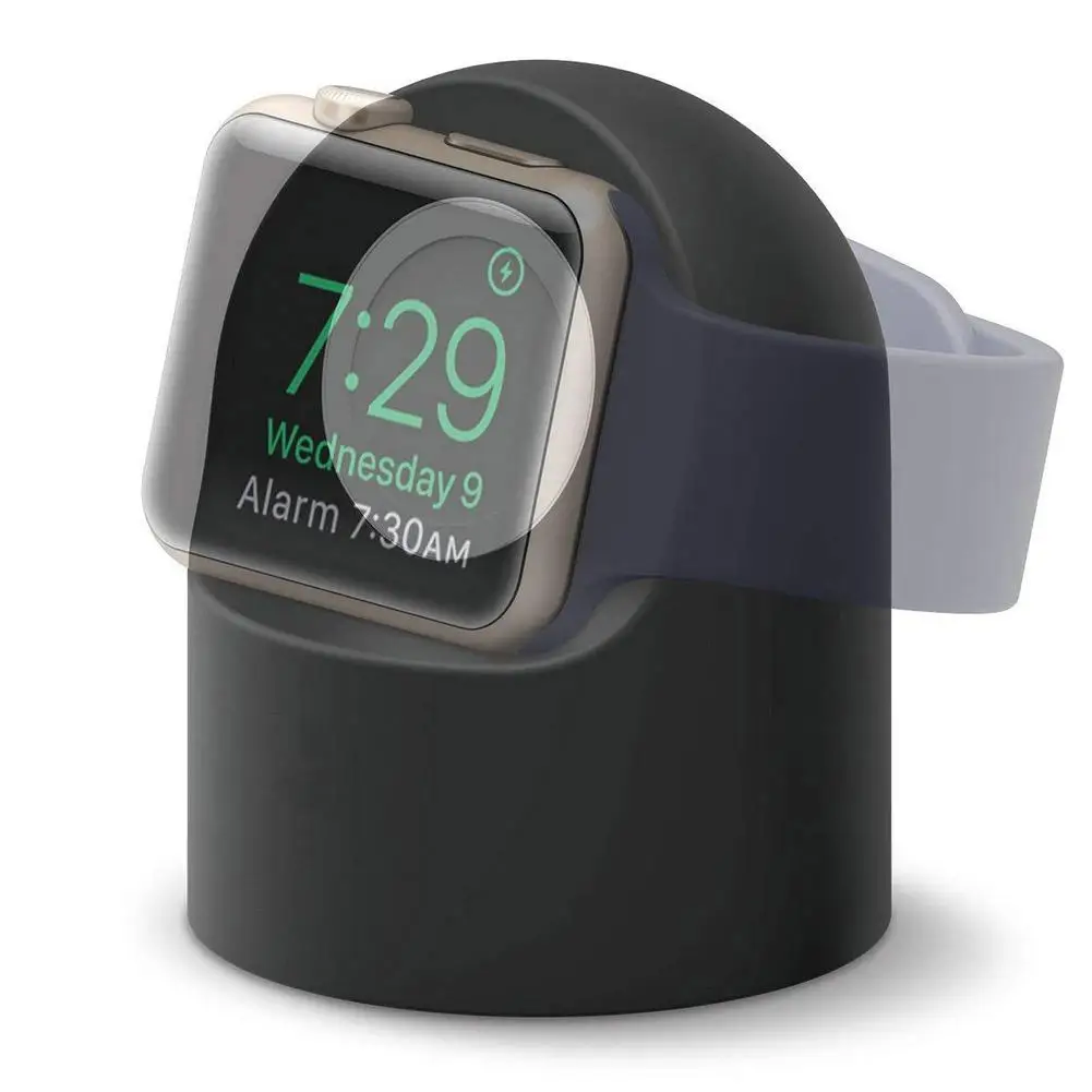 Kuulee Apple Watch Зарядное устройство/Зарядная база с Встроенный кабель Управление слот поддерживает режим ночной
