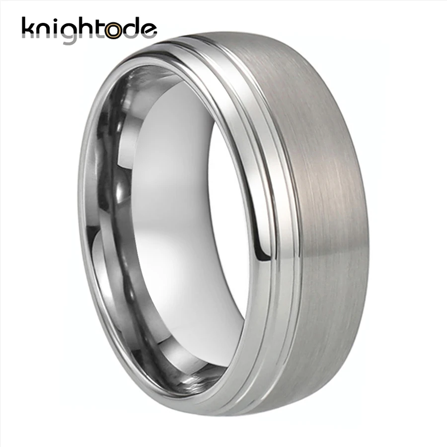 8 мм кольца из карбида вольфрама модные ювелирные изделия для мужчин и женщин