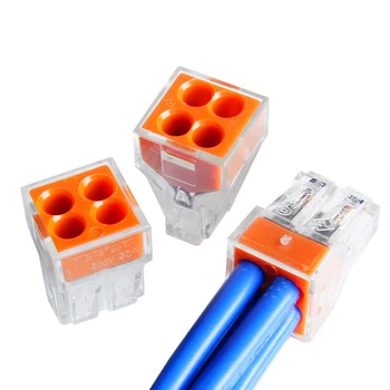 

10 Pcs Ac/dc 400V 32A PCT-104 Terminal Block Electrical Equipment Supplies Connectors PCB Low Frequency