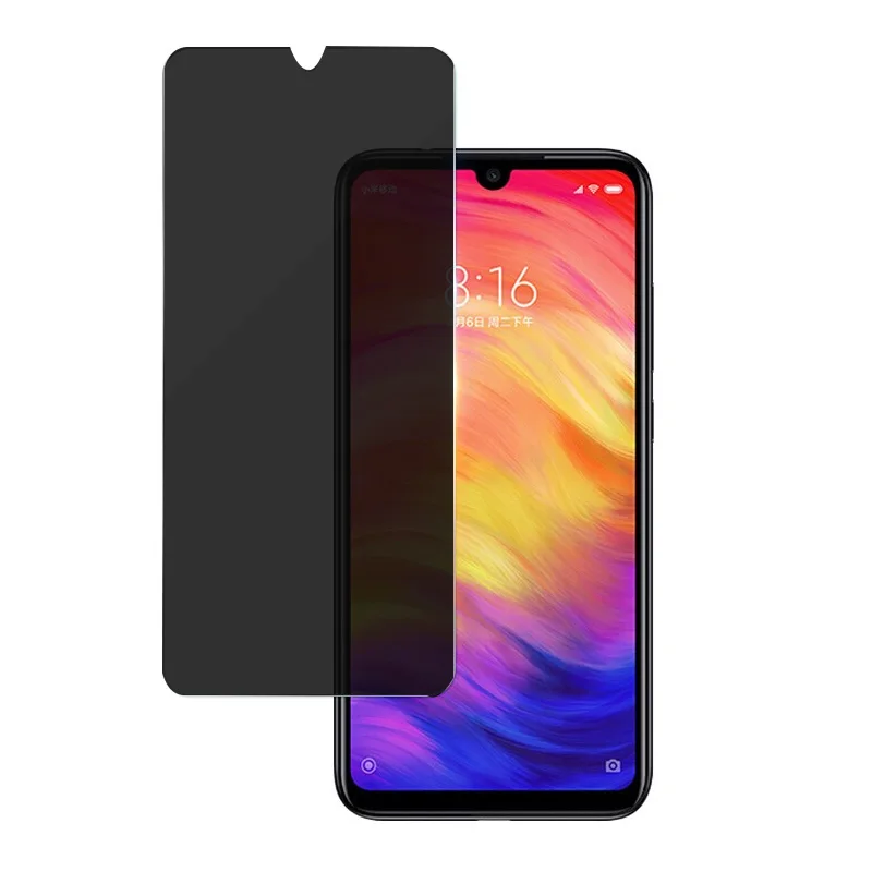 

Anti-Spy Tempered Glass Premium Privacy Protective Film for xiaomi redmi 8 7 k20 Anti-Peeping screen protector for redmi note 7s