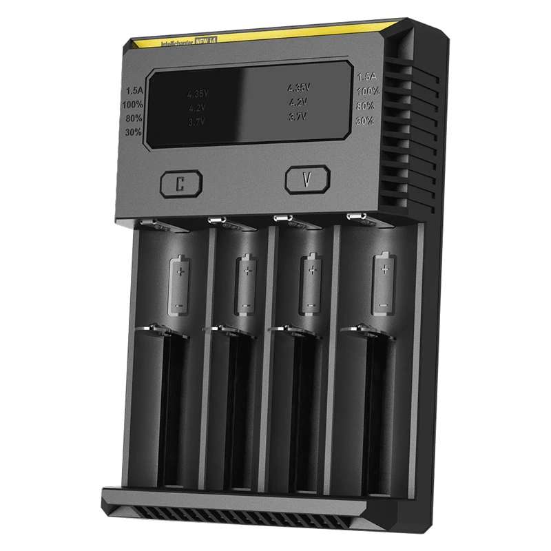 Новинка зарядное устройство NITECORE I4 с OLED-экраном для Intelli литий-ионных/IMR Nicd 16340 10440