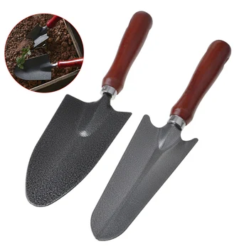 

Garden Tools Set Hand Trowel Transplantation Shovel Wooden Handle For Planting,Transplanting Seedlings Durable 2Pcs/Set