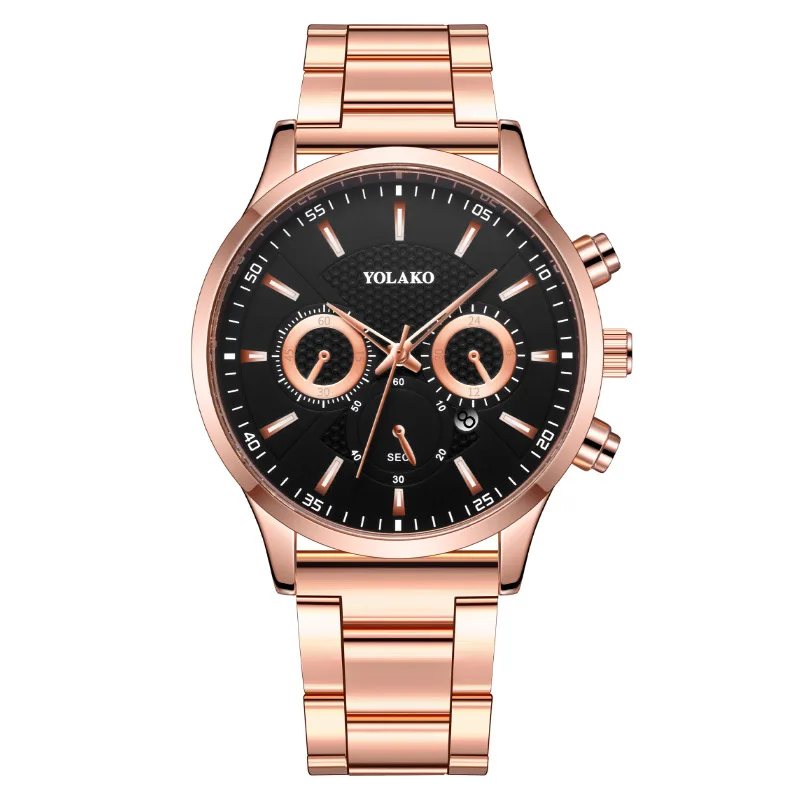 

2020 New Men's Watch Luxury Famous Top Brand Men's Fashion Casual Dress Watch Military Steel Band Calendar Quartz Watch