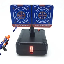 

For Nerf Toys Shooting Target Kids Sound Light Shooting Game High Precision Scoring Auto Reset Electric Gun Target Accessories