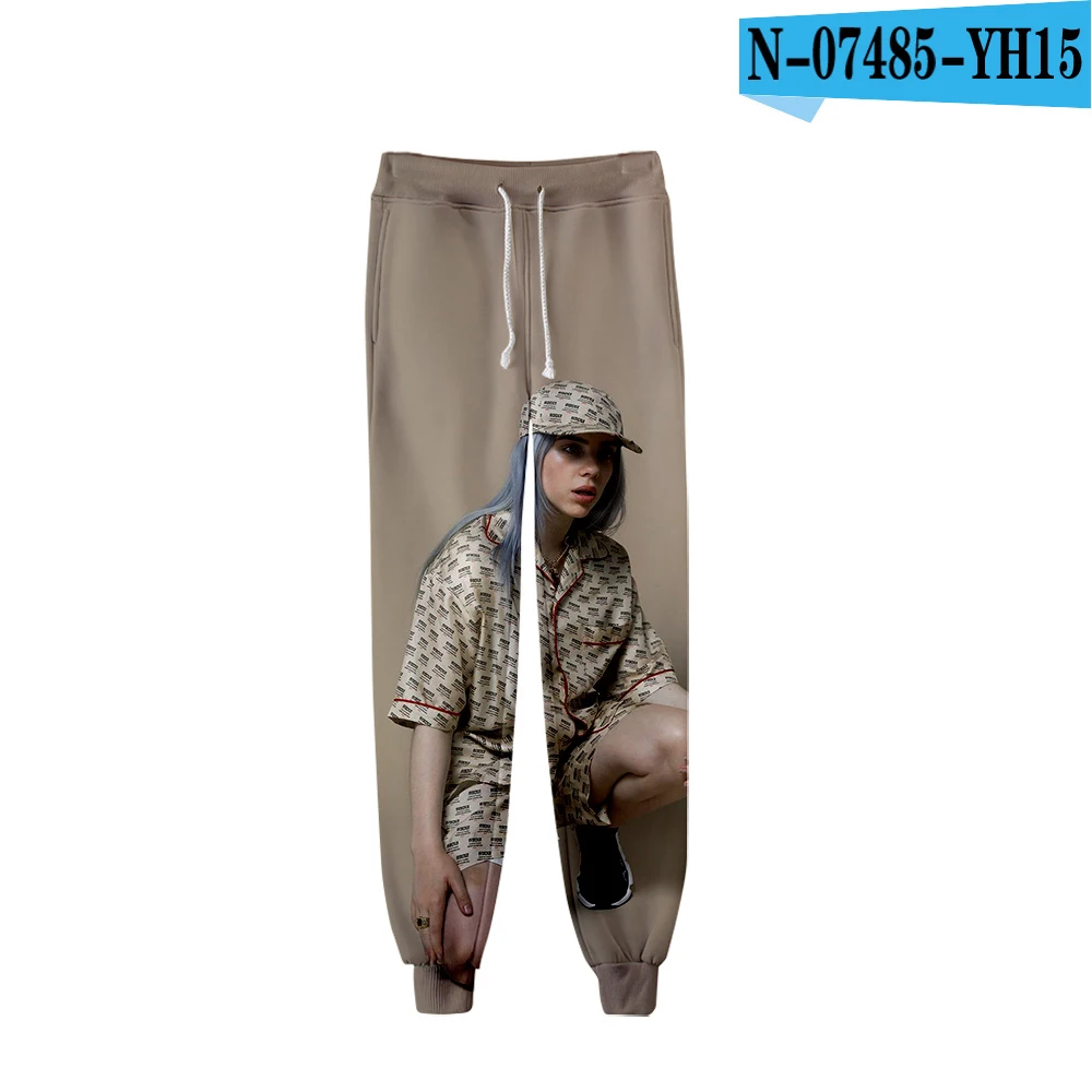 Новые billie eilish новые спортивные штаны унисекс модные популярные трендовые удобные повседневные штаны - Цвет: N07485