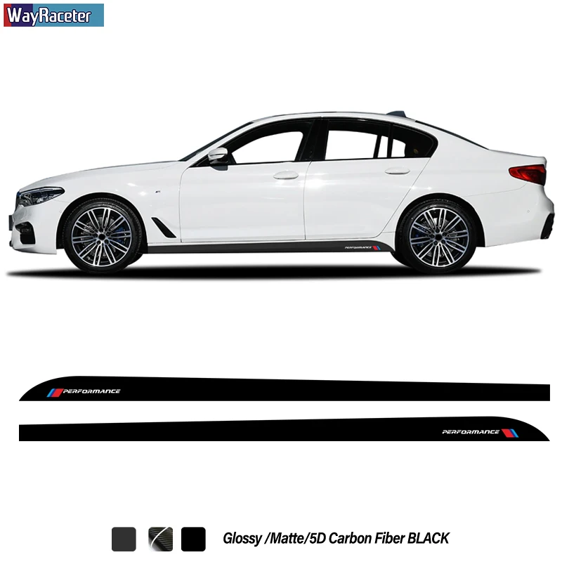 Наклейка в полоску на боковую дверь для BMW 5 Series G30 G31 530i 540i 2 шт. | Автомобили и
