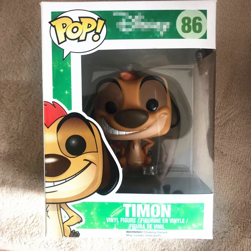 Эксклюзивная виниловая экшн-фигурка Funko pop Official Король Лев-Тимон Коллекционная