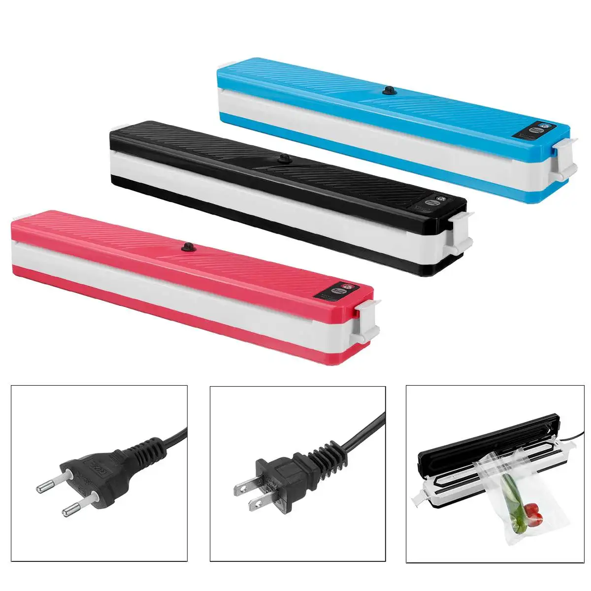 Household Food Vacuum Sealer Packaging Machine Automatic Electric Vacuum Food Sealers Kitchen Packer Saver Storage Food