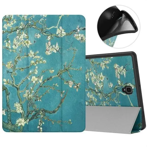 Almond Blossom Чехол MoKo для samsung Galaxy Tab S4 10,5 с держателем для ручки S, Ультратонкий чехол-подставка из мягкого ТПУ с функцией автоматического пробуждения/сна - Цвет: Almond Blossom