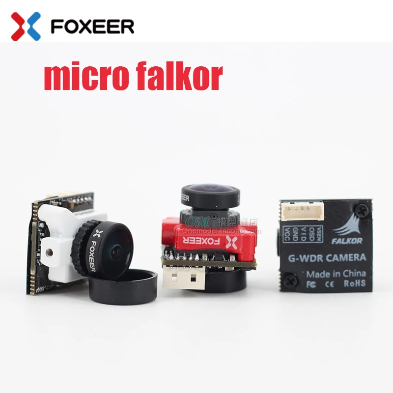 

Foxeer Micro Falkor 1200TVL Camera 16:9/4:3 PAL/NTSC Switchable GWDR FPV HD camera / size super mini