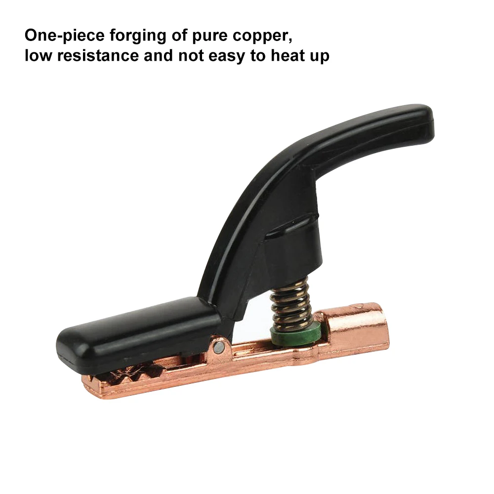 300A Welding Electrode Holder Stick Welding Rod Copper Mini Cable Rod Stinger Non-slip Handle Clamp Tool