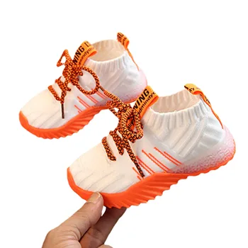 

Baby Girl Sports Shoes LED Light Mesh Fluorescent Spring and Autumn Kid Sneakers (1-3.5 Years) Soft Comfortable And Breathable