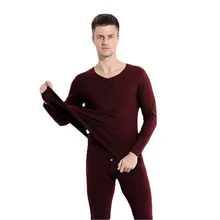Autumn Winter Men Thermal Underwear Set Warm Tops and Pants Set Underwear For Men 4XL ropa interior invierno Men Underwear Pants