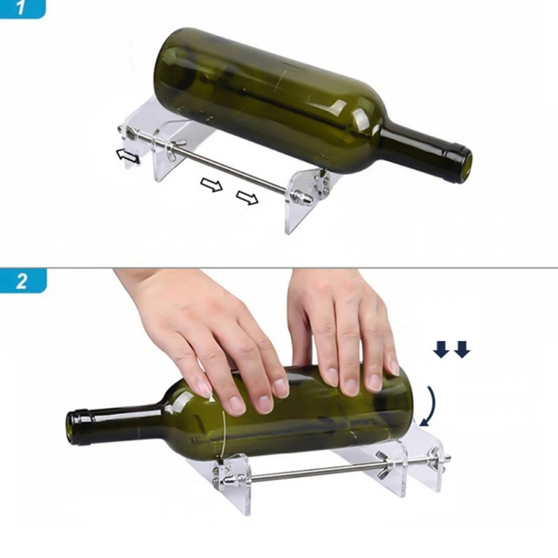 Стеклянная бутылка DIY резак машина инструмент для резки для вина, пива, шампанского бутылки с алкоголем, чтобы сделать стекло es ремесло украшения дома